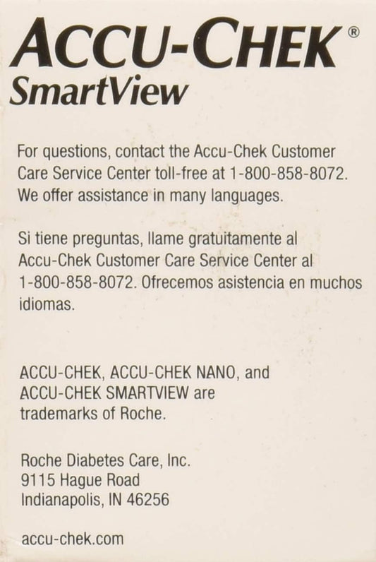 50-Count Accu-Chek Smartview Test Strips â FDA-Approved & No Coding Required