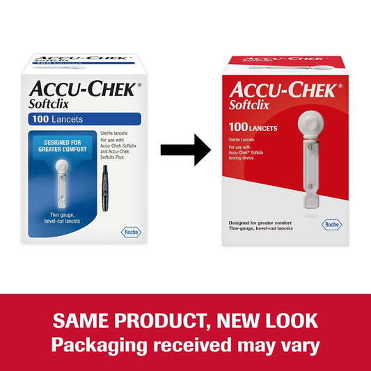 Accu-Chek Softclix Lancets 100 Count â Sterile 28G Lancets