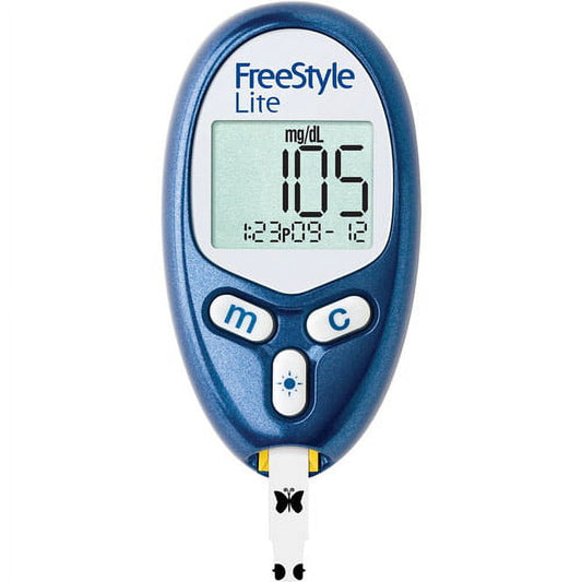 Freestyle Lite Blood Glucose Meter â No Coding, Painless Testing | FDA-Approved