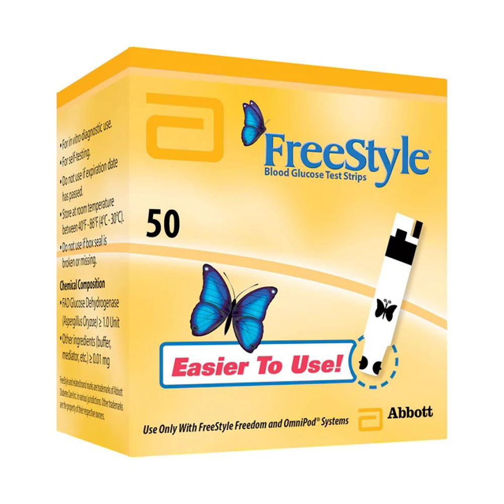FreeStyle Blood Glucose Test Strips 50 Count