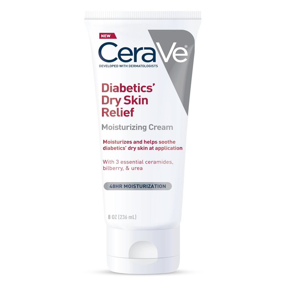 CeraVe Diabetics' Dry Skin Relief Moisturizing Cream, 8 OZ