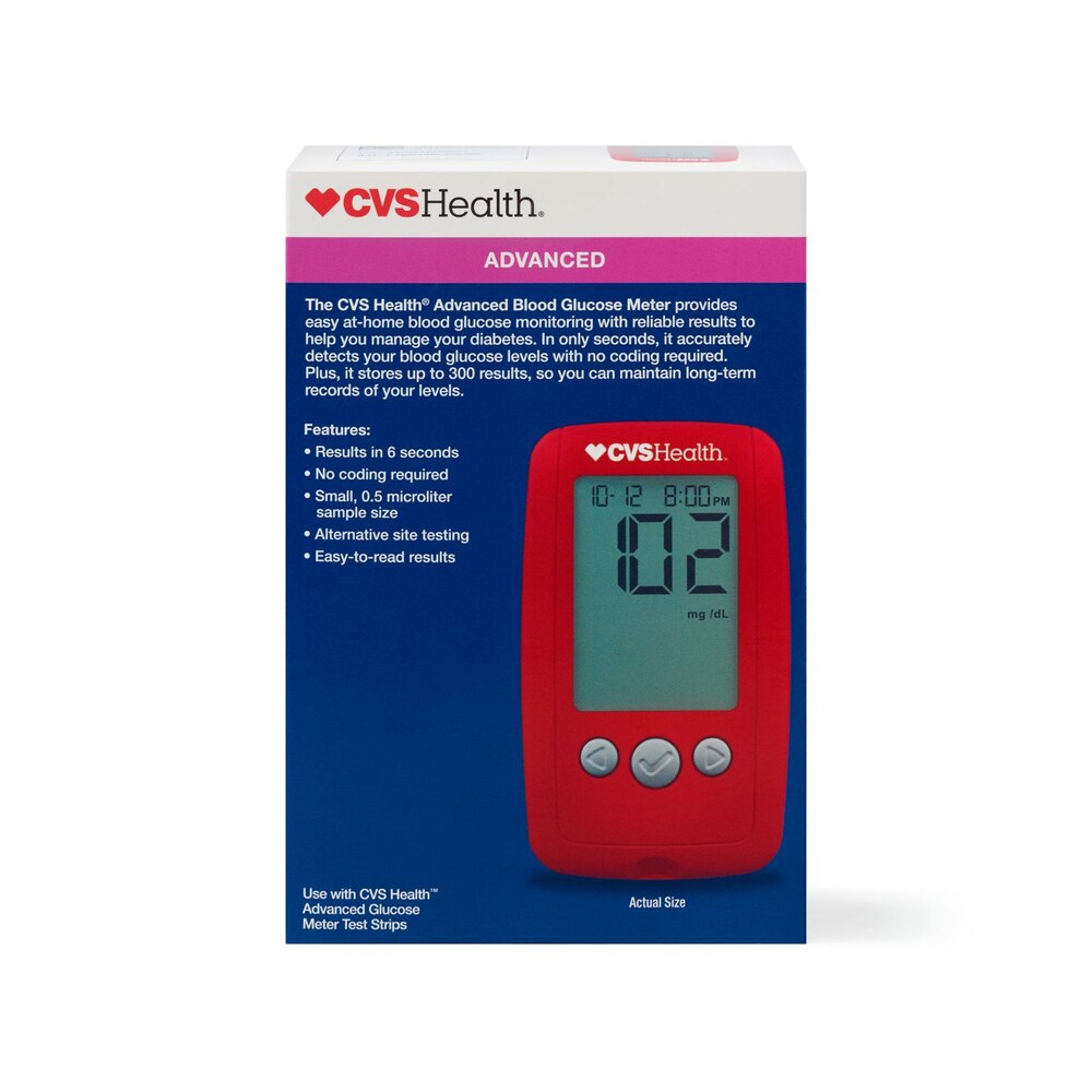 CVS Advanced Blood Glucose Meter