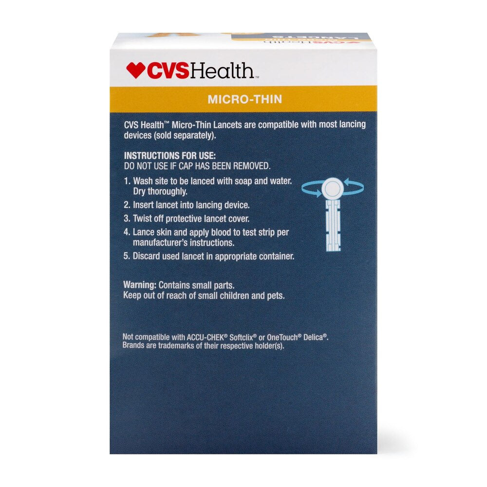CVS Micro Thin Lancets, 200 Count