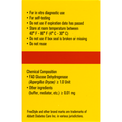 Freestyle Lite Test Strips 100 Ct – No-Coding, FDA-Approved | Savings