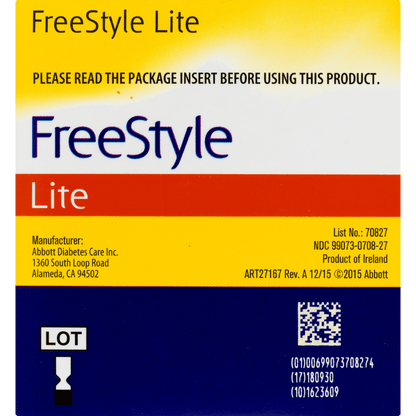 Freestyle Lite Test Strips 100 Ct – No-Coding, FDA-Approved | Savings